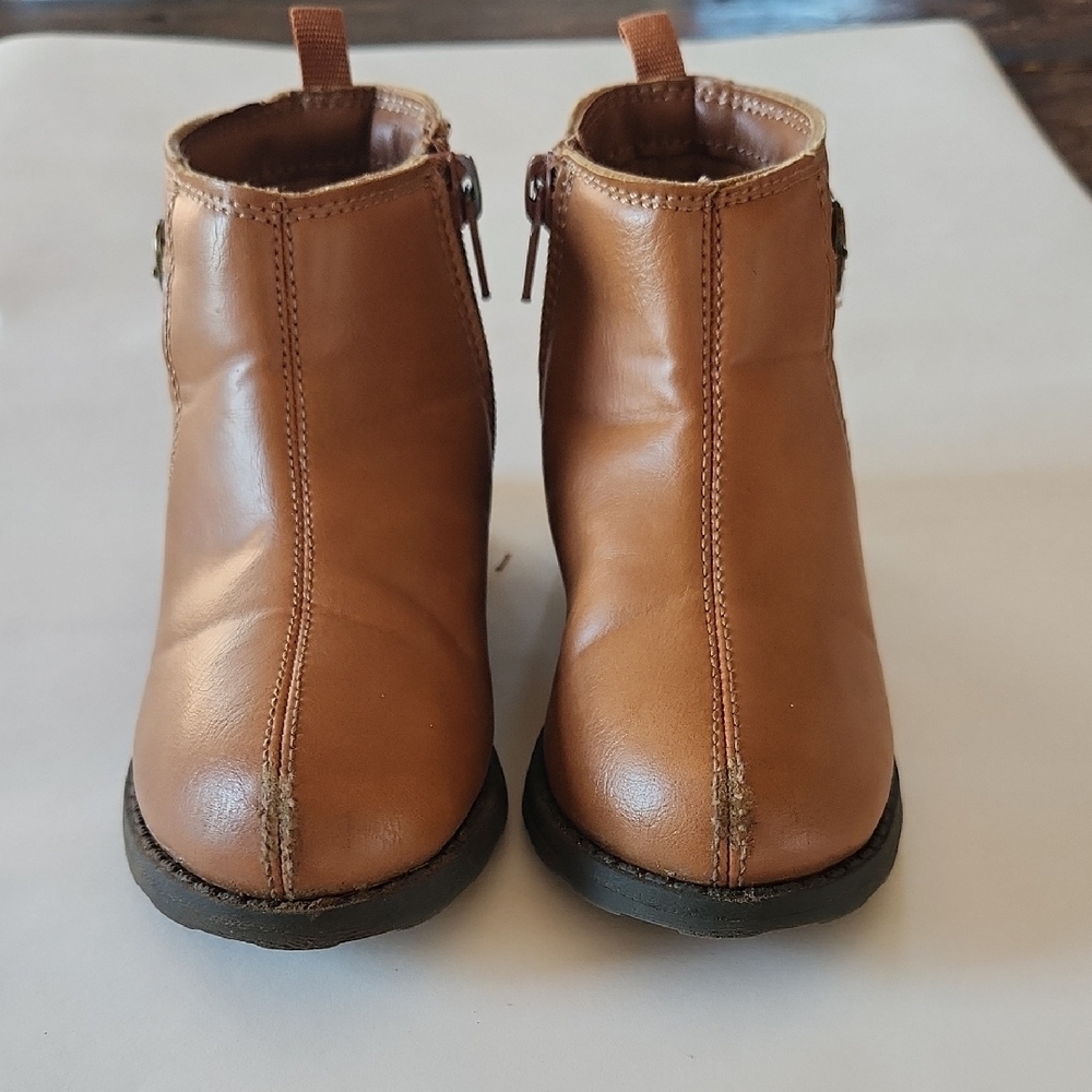 Carter's Brown Leather Ankle Boots